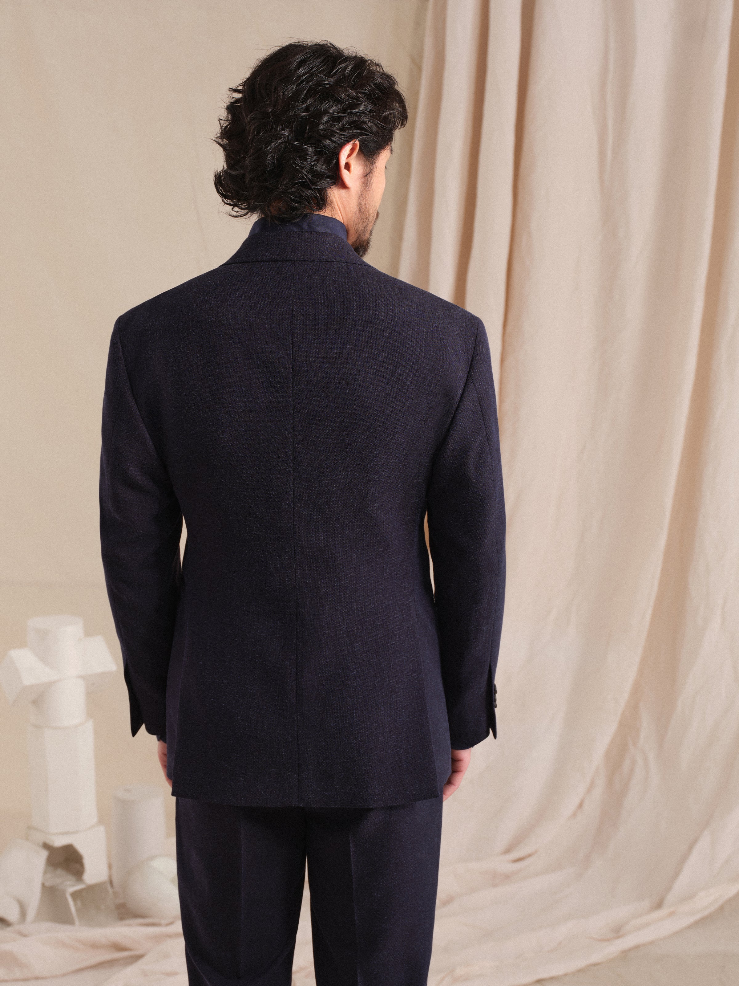 Men's Vintage Old Money Linen-Blend Trouser