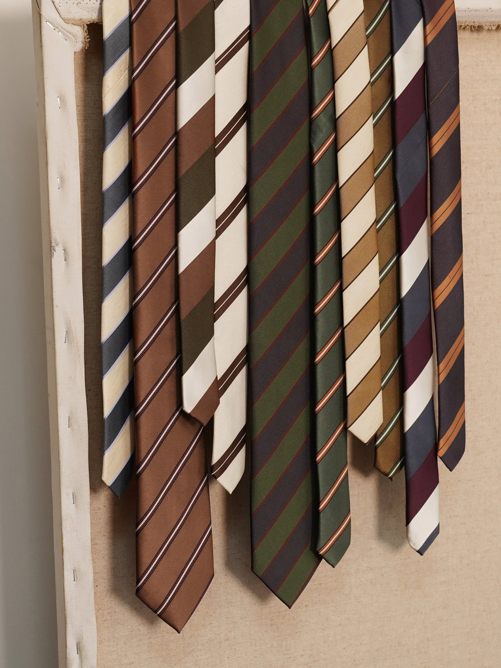 8CM Fine Twill Retro Striped Business Tie
