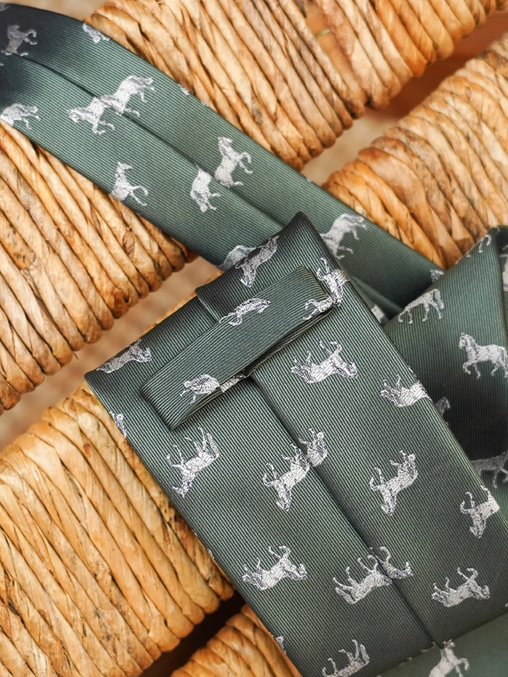 CULTUM Vintage Casual Full-Lined 8CM Animal Print Tie