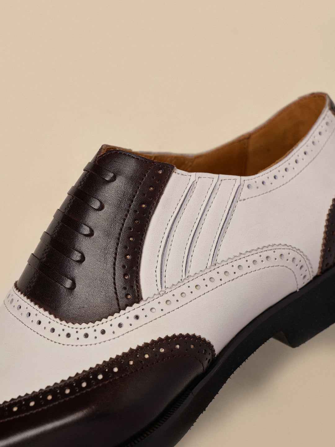Men's Vintage Two-Tone Oxford Shoes