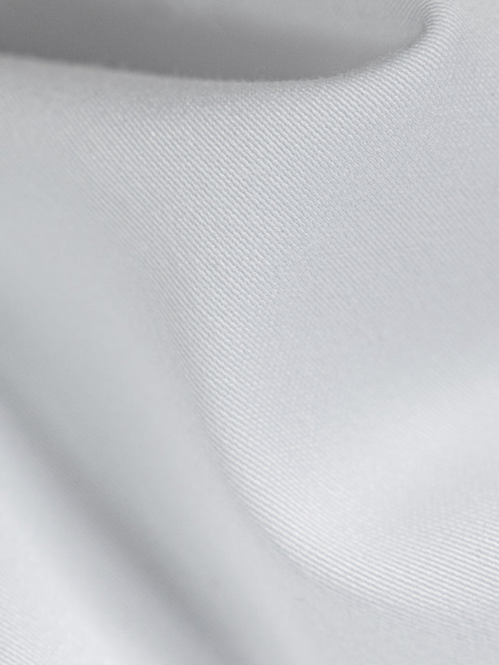 Men's Wing Collar Tuxedo Shirt with French Cuffs and Pleated Front