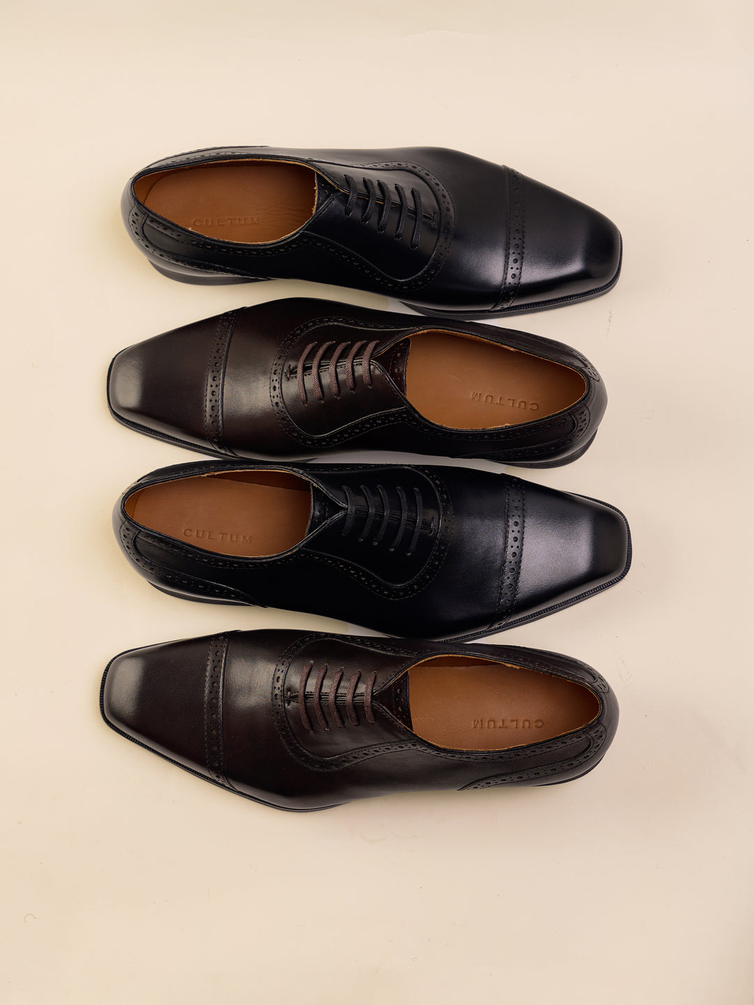 Men's Vintage Brogue Oxford Dress Shoes