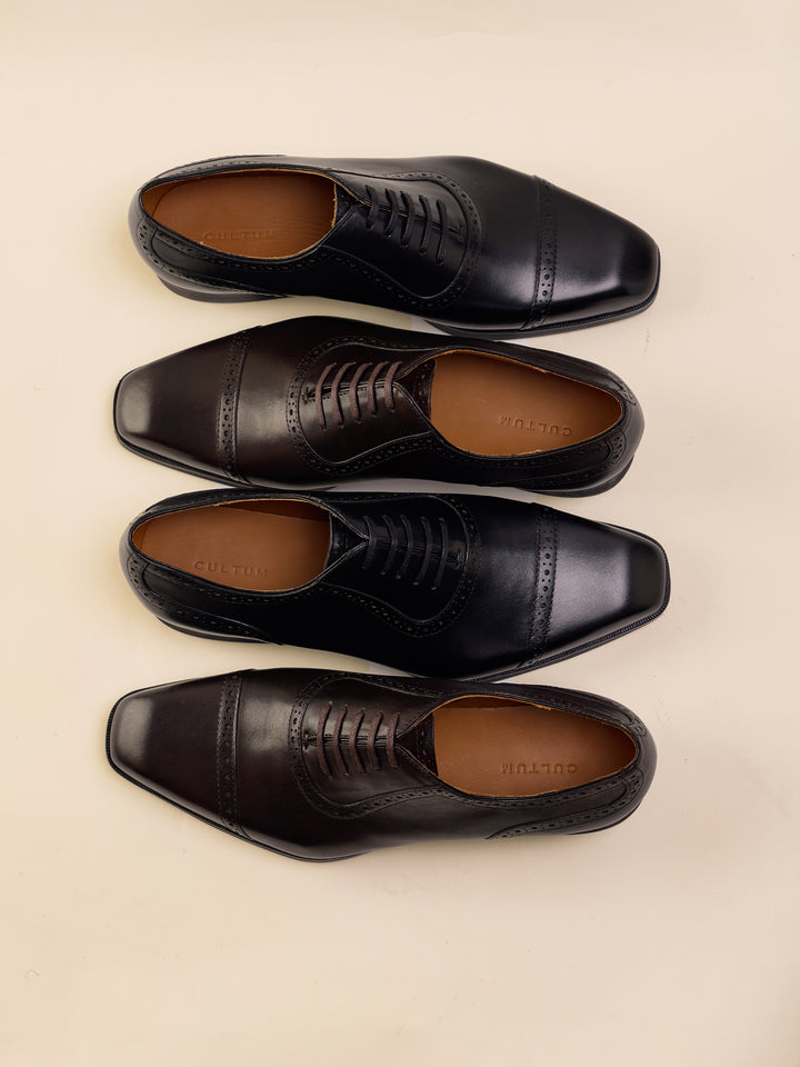 Men's Vintage Brogue Oxford Dress Shoes