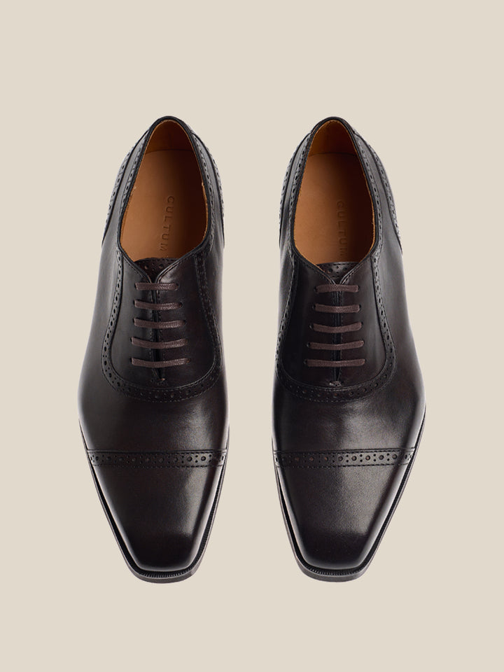 Men's Vintage Brogue Oxford Dress Shoes