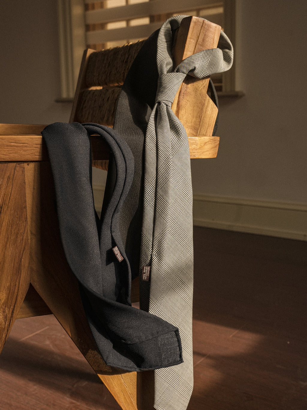 Handmade Three-Fold Italian Wool Tie