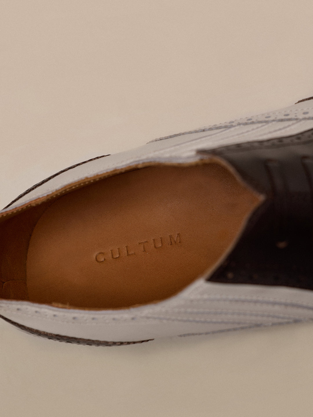 Men's Vintage Two-Tone Oxford Shoes
