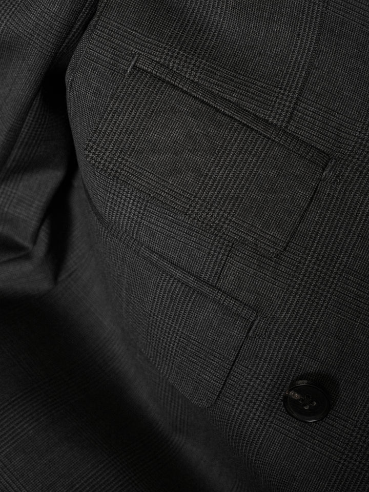 Men's Prince of Wales Check Double-Breasted Suit
