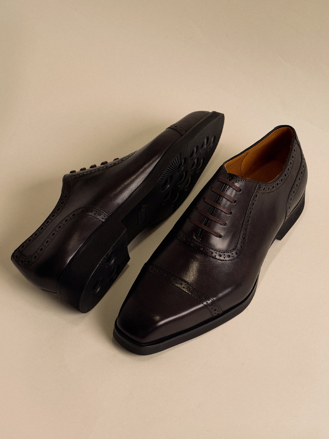 Men's Vintage Brogue Oxford Dress Shoes
