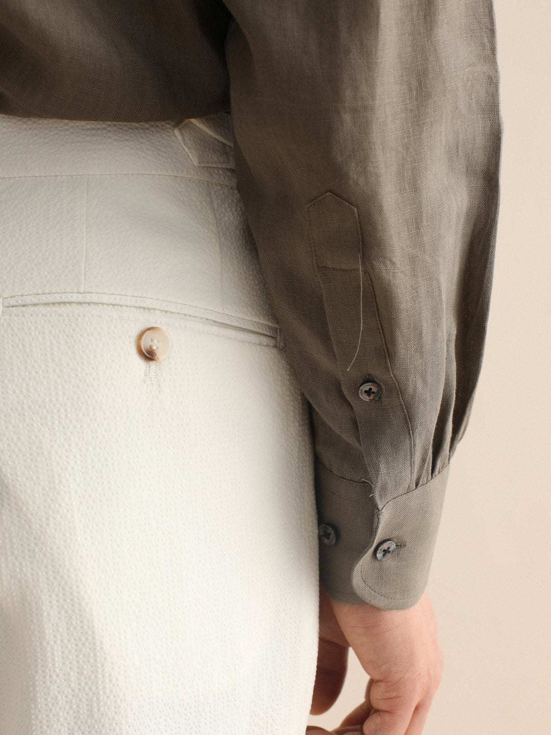 Men's Italian Style Bubble Gauze Trousers