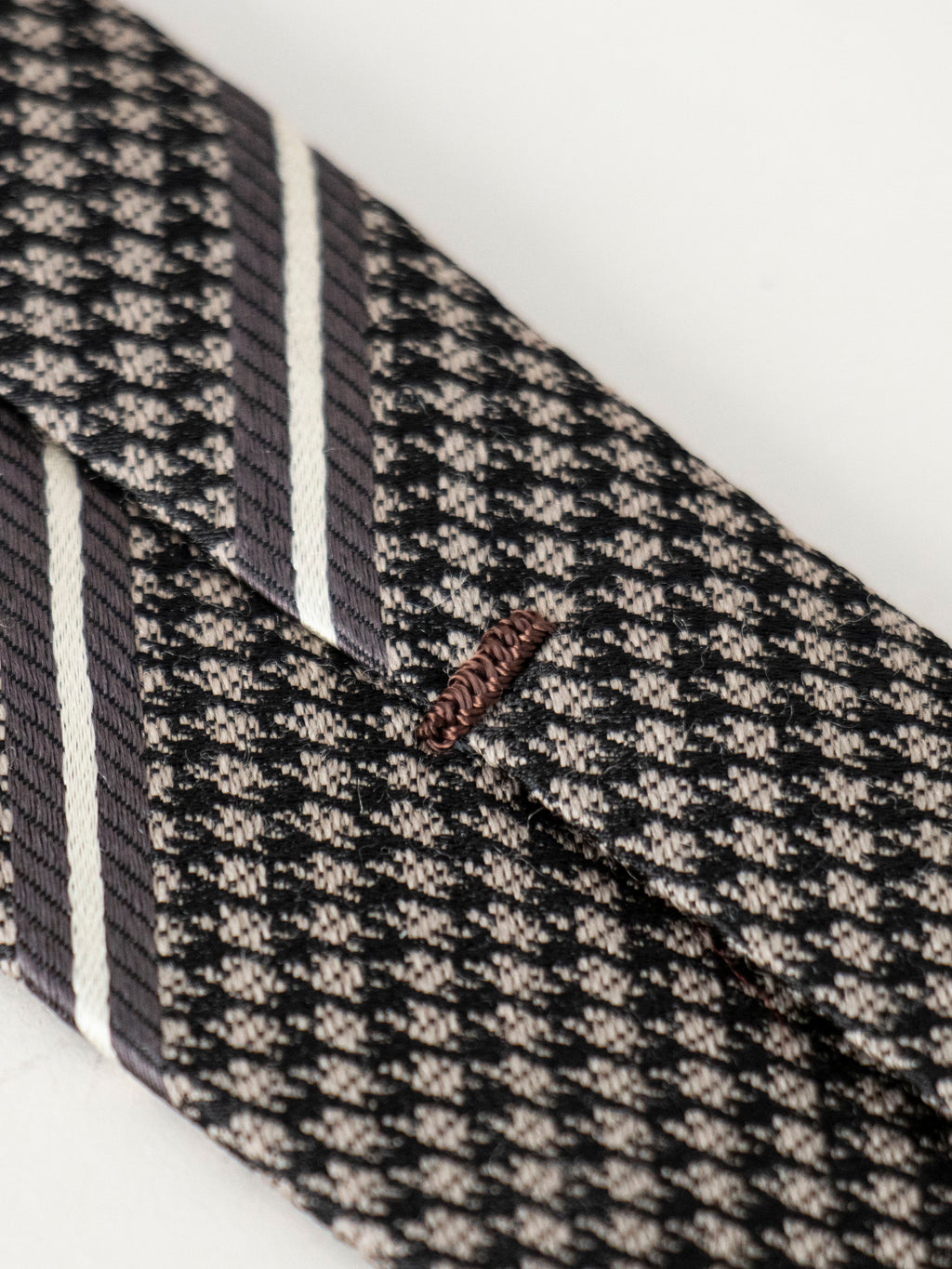 Handmade Italian Silk & Wool Business Tie