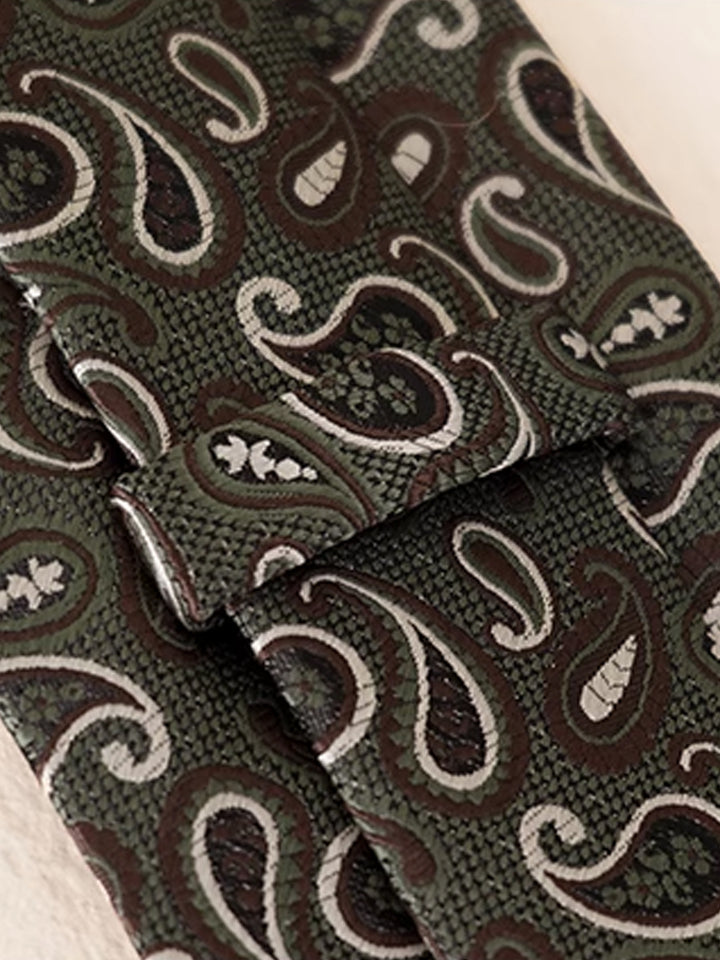 Vintage 8CM Paisley Tie