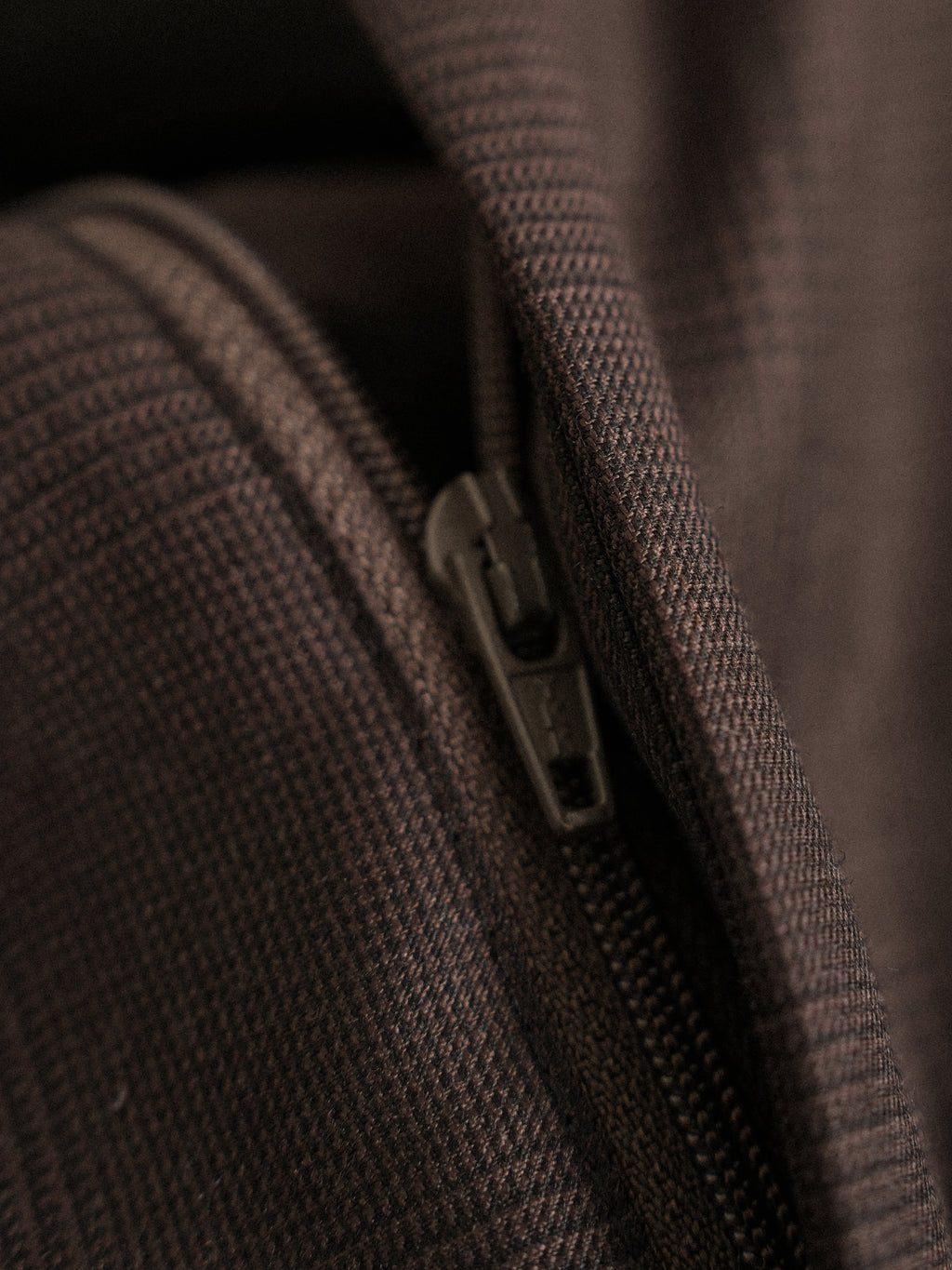 50% Wool Wrinkle-Resistant Men's Slim-Fit Straight-Leg Prince of Wales Check Trousers