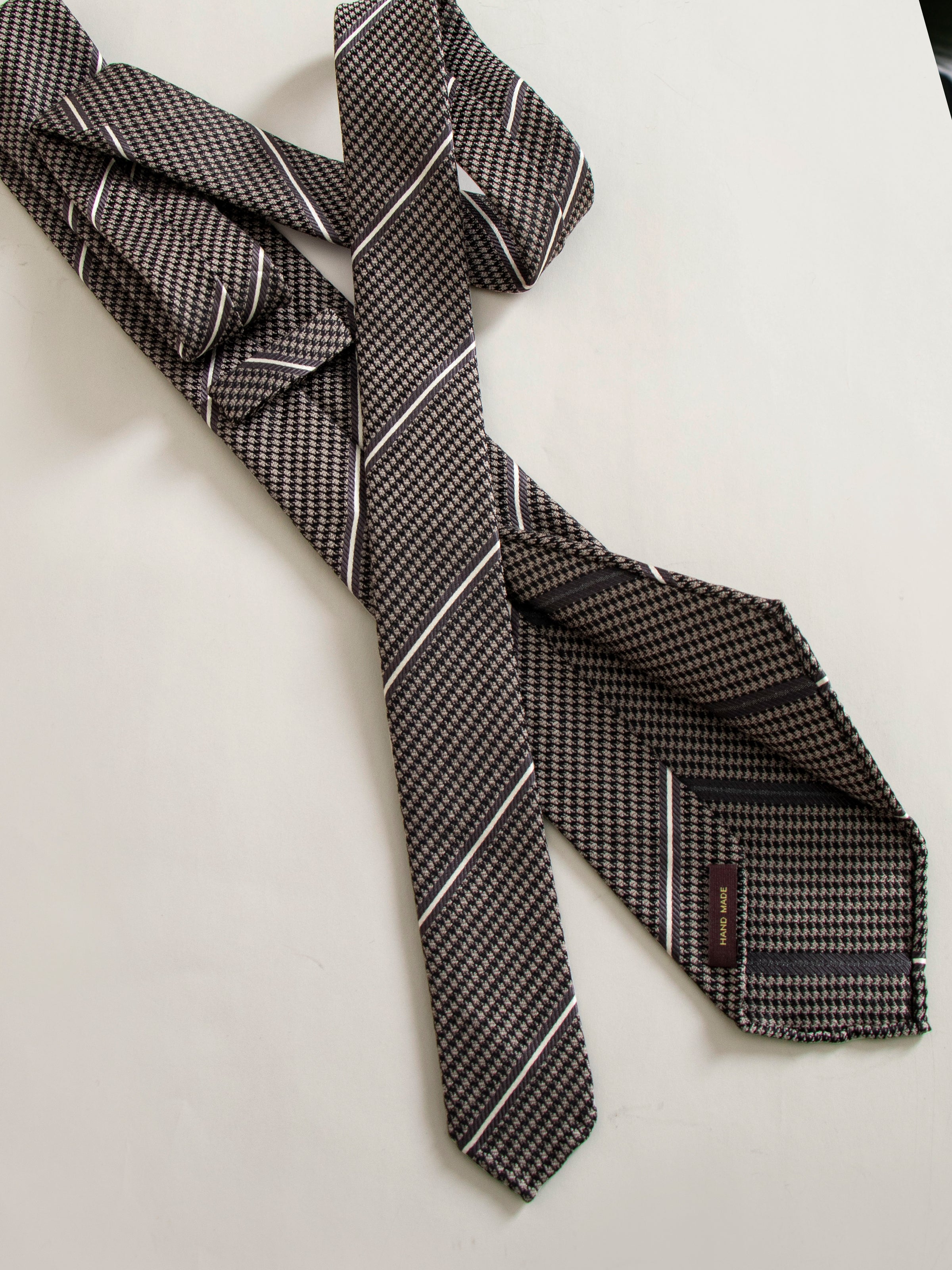 Handmade Italian Silk & Wool Business Tie