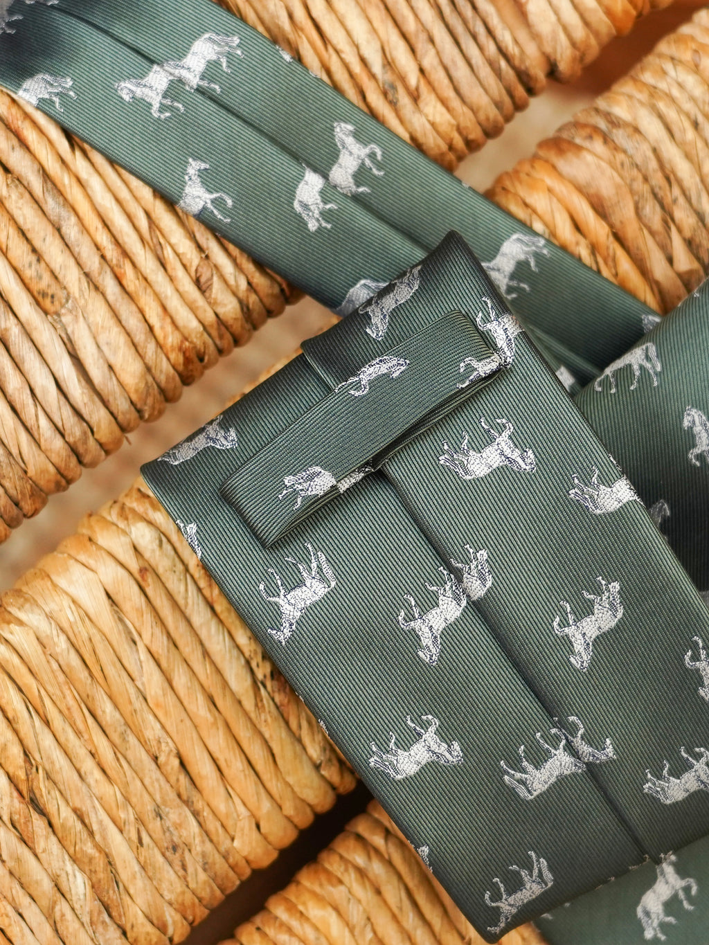 CULTUM Vintage Casual Full-Lined 8CM Animal Print Tie