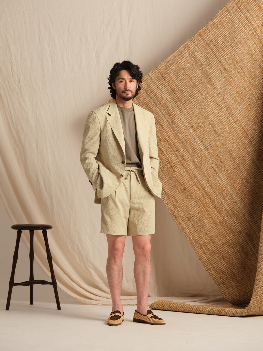 Men's Breathable Seersucker Shorts