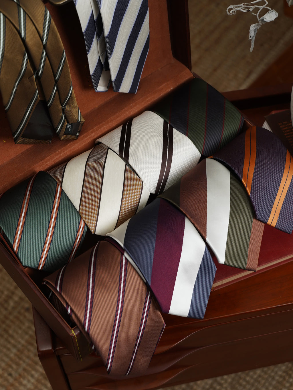 8CM Fine Twill Retro Striped Business Tie