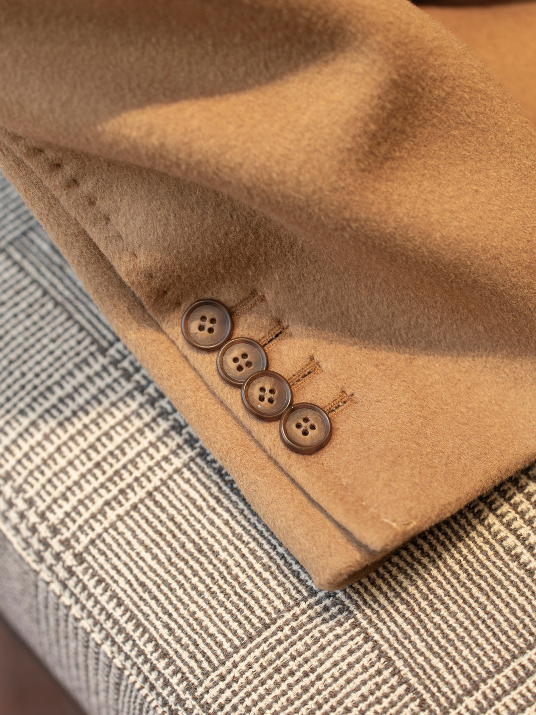 Men's Heavyweight 100% Wool Chester Double-Breasted Overcoat