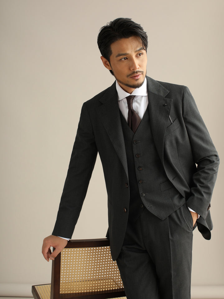 Men's High-Twist Wool Formal Suit – Wrinkle-Fre