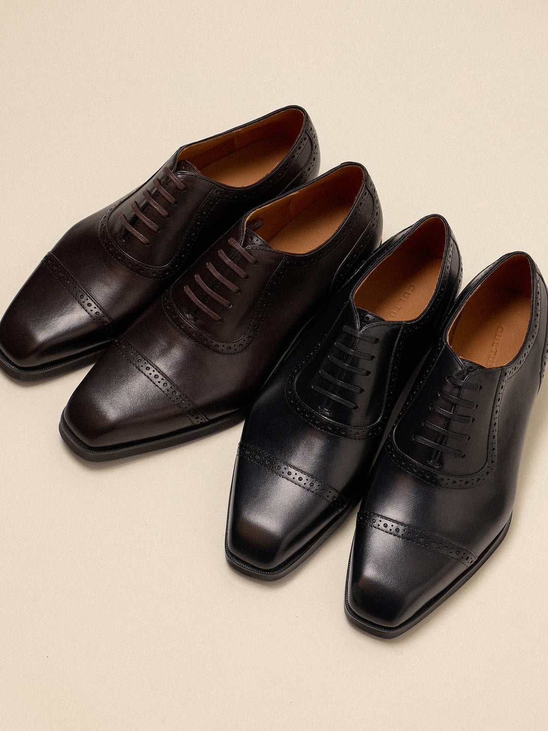 Men's Vintage Brogue Oxford Dress Shoes