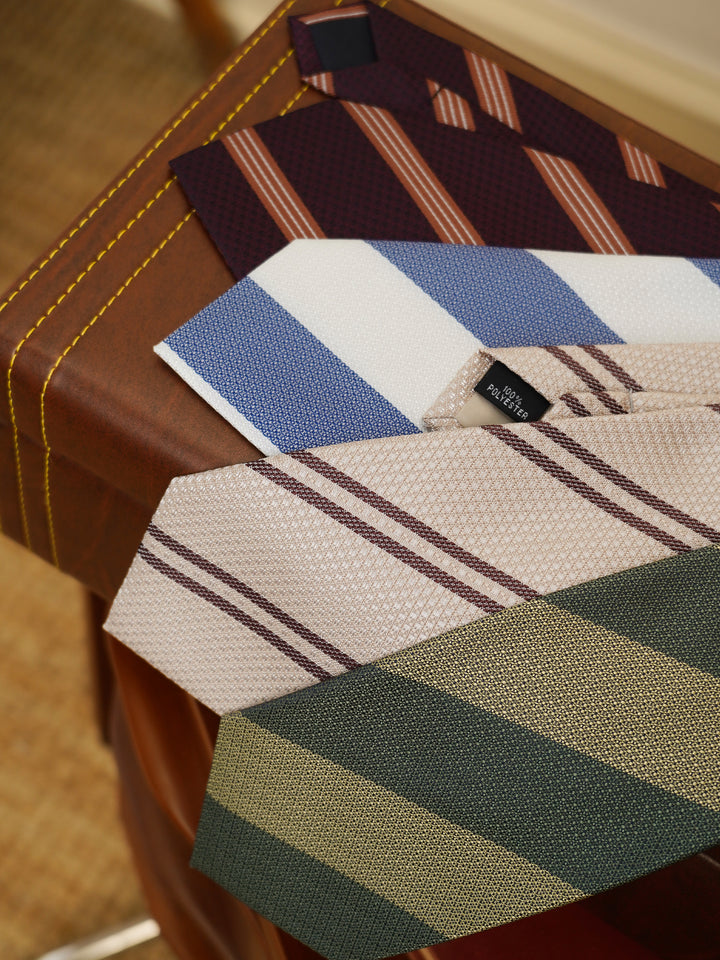 Vintage 8CM Textured Twill Tie