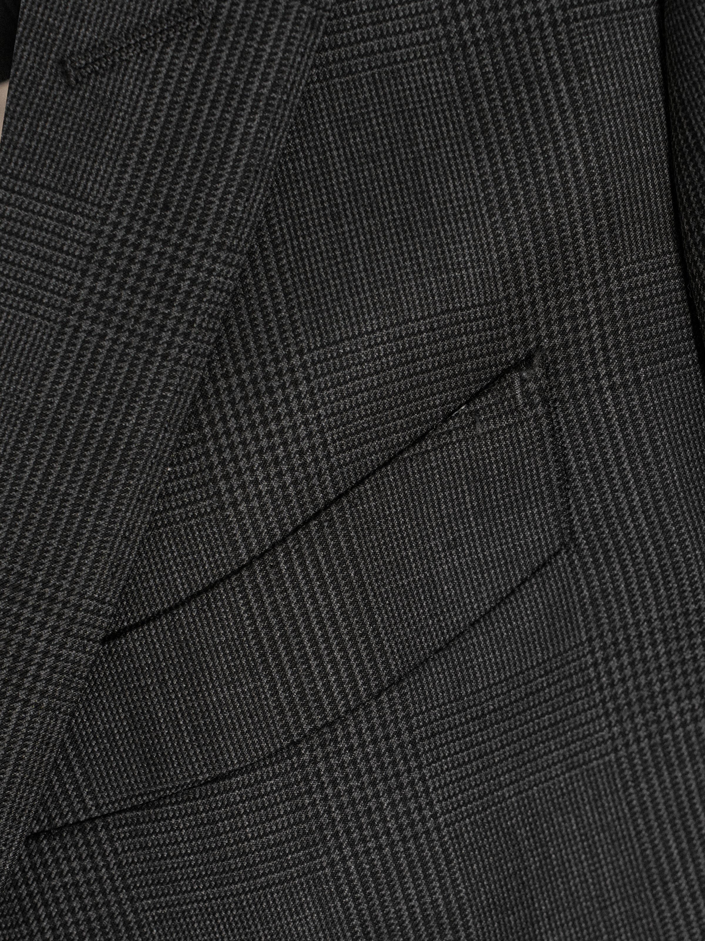 Men's Prince of Wales Check Double-Breasted Suit