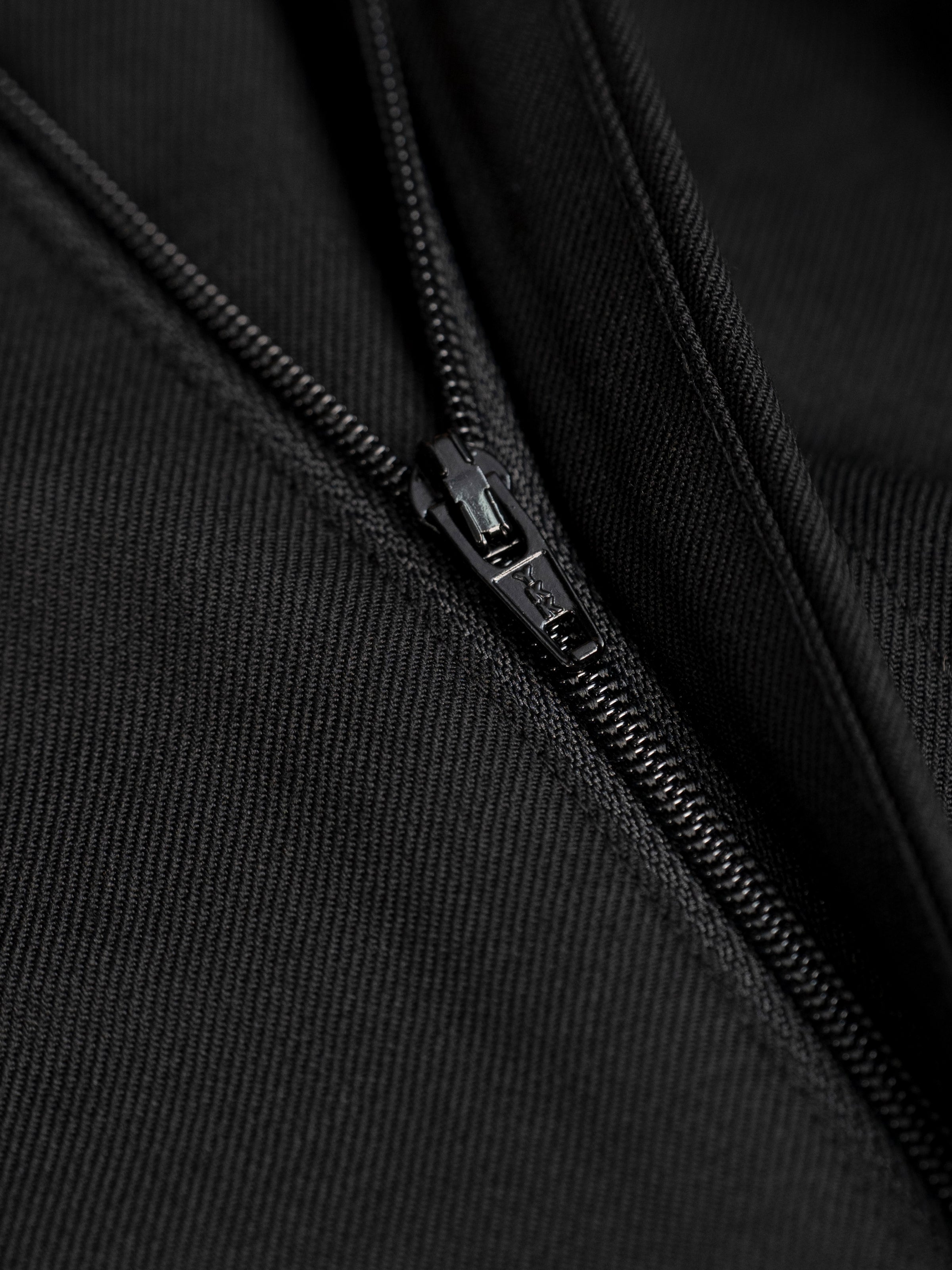 Non-Iron Wool Blend Double Pleated Trousers