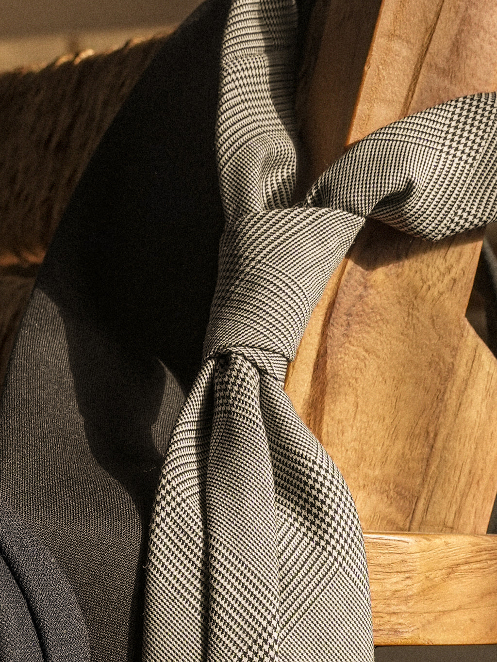 Handmade Three-Fold Italian Wool Tie