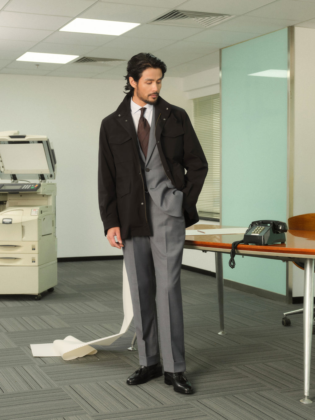 Men's Wrinkle-Resistant Durable Classic Commuter M65 Jacket