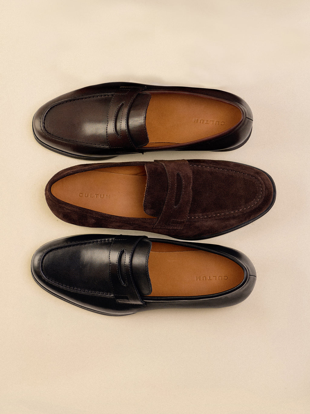 CULTUM Genuine Leather Slip-On for Business Casual