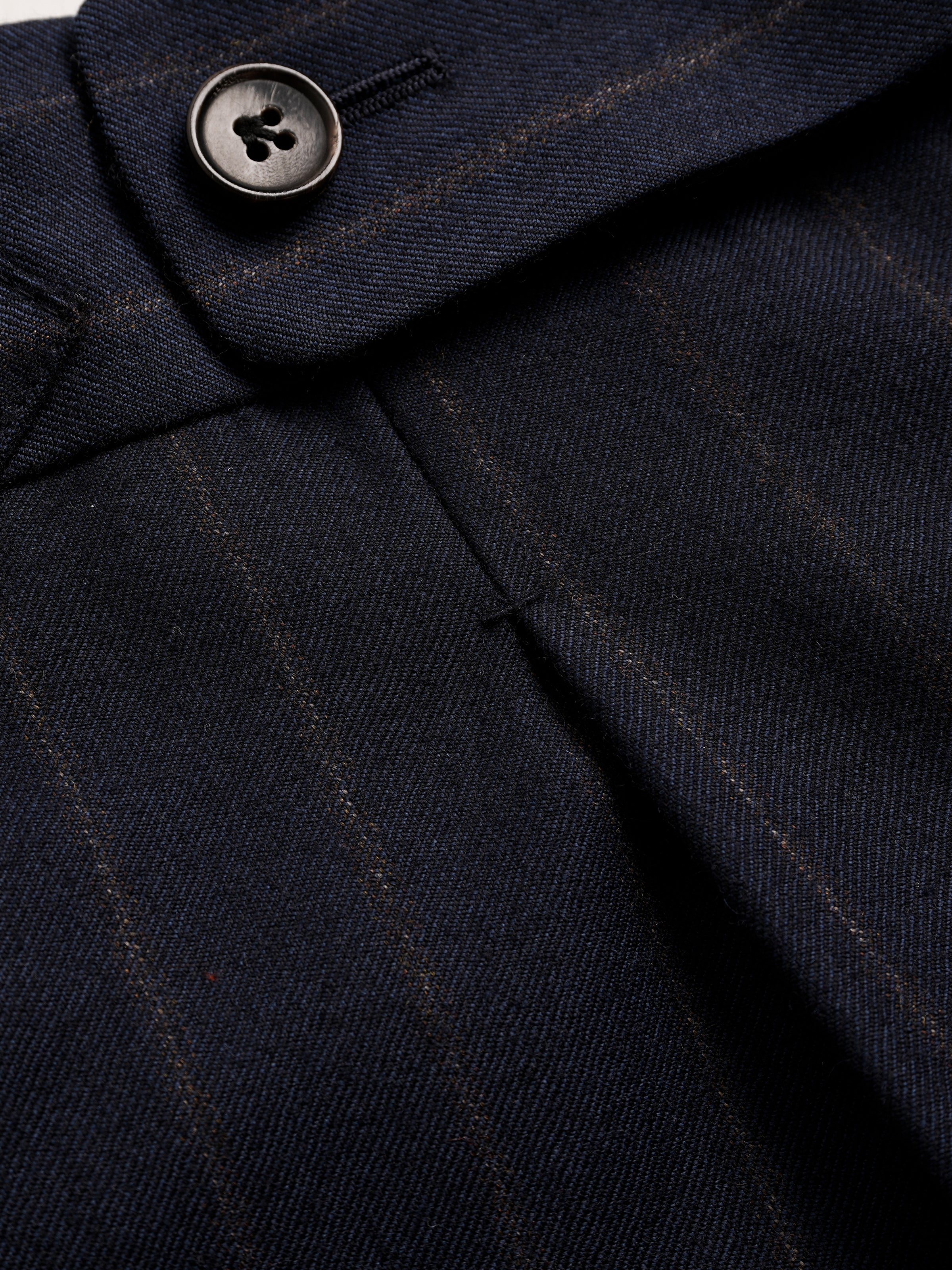 Men's 120S Wool Herringbone Suit