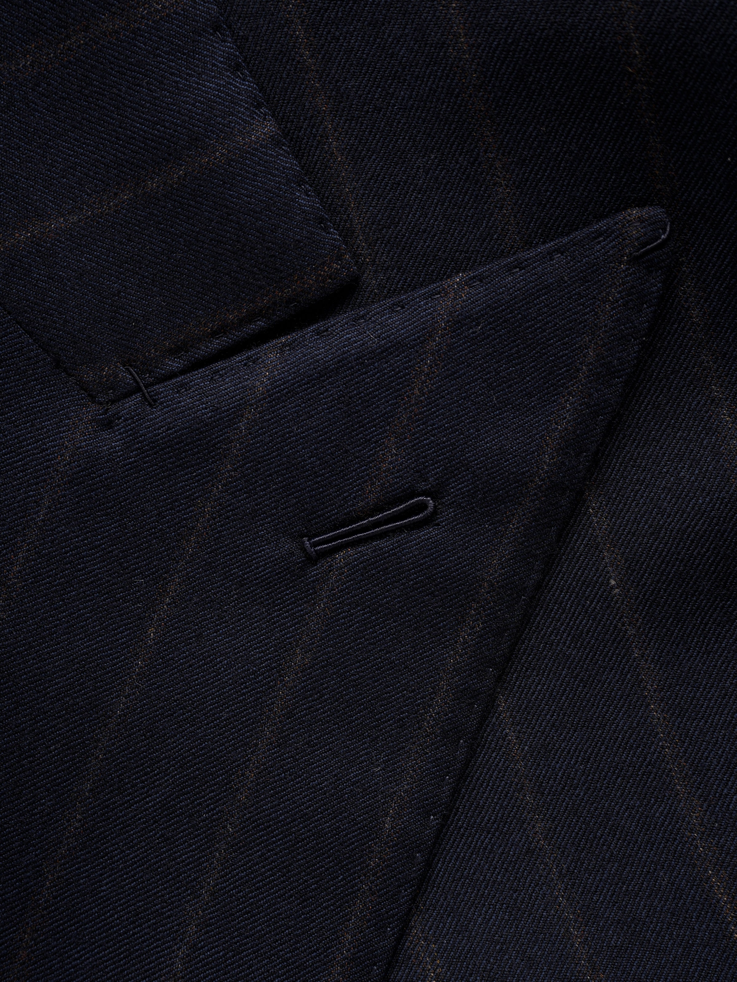 Dark Grey Herringbone Blazer