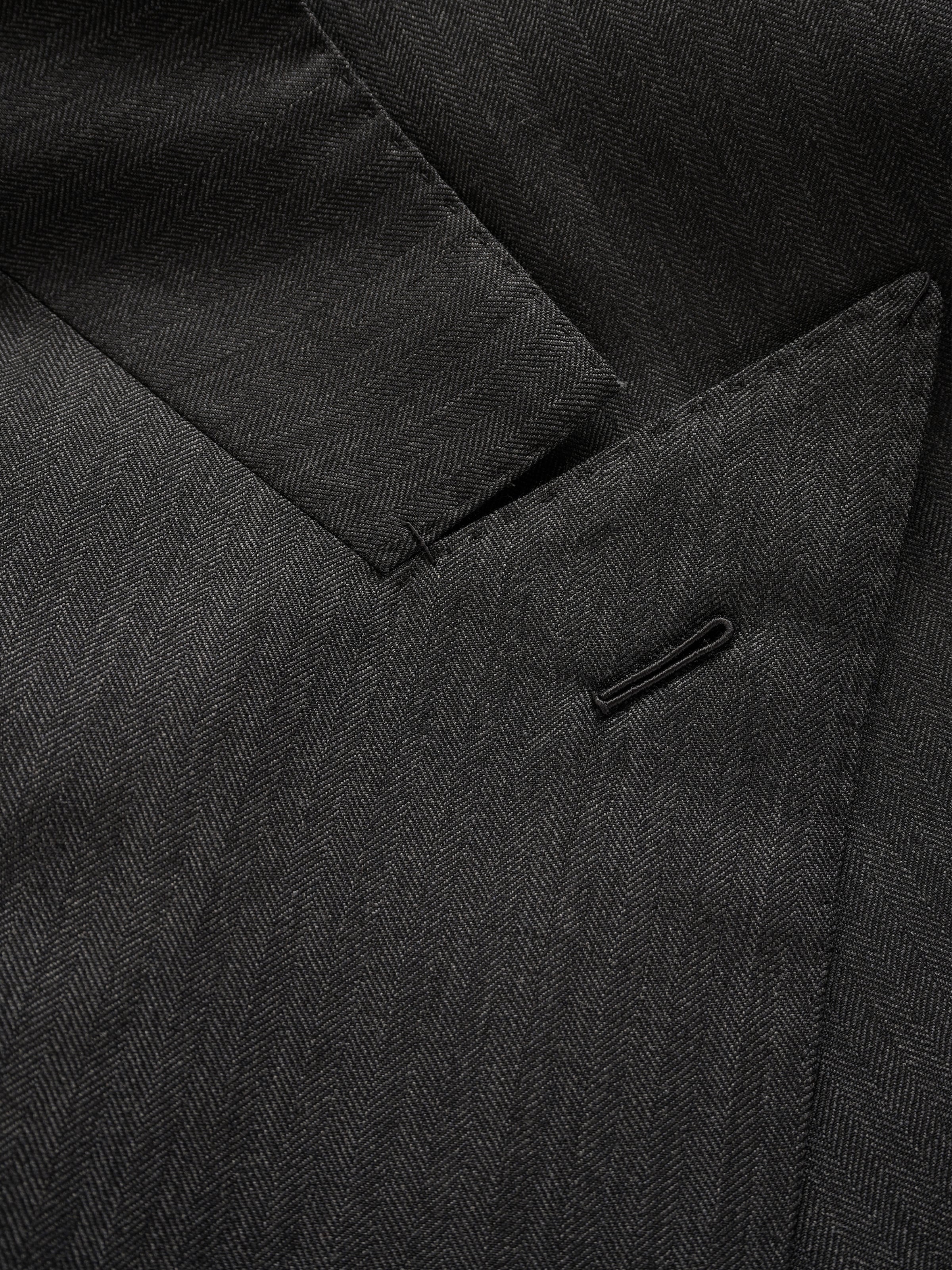 Men's 120S Wool Herringbone Suit