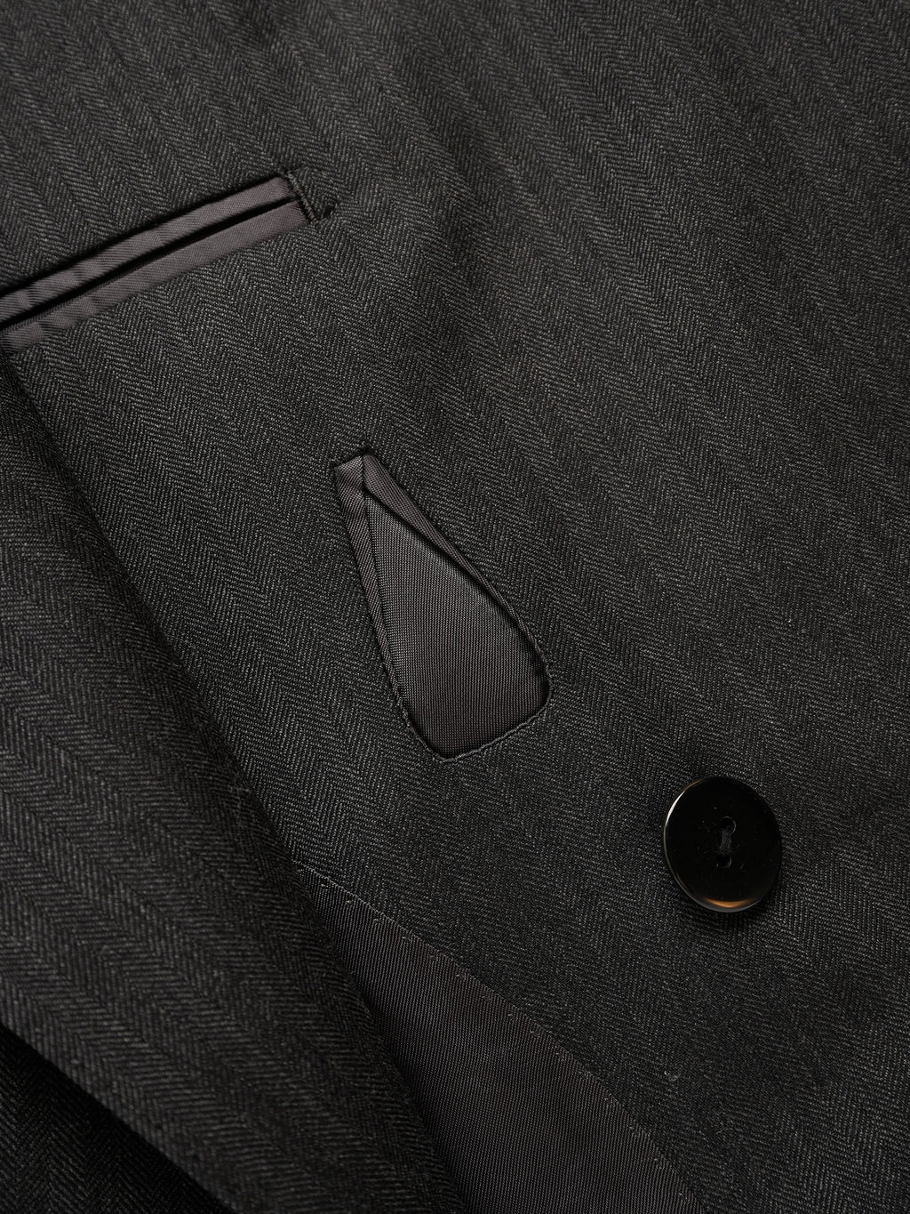 Men's 120S Wool Herringbone Suit
