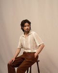 Men's Linen-Cotton Polo Shirt