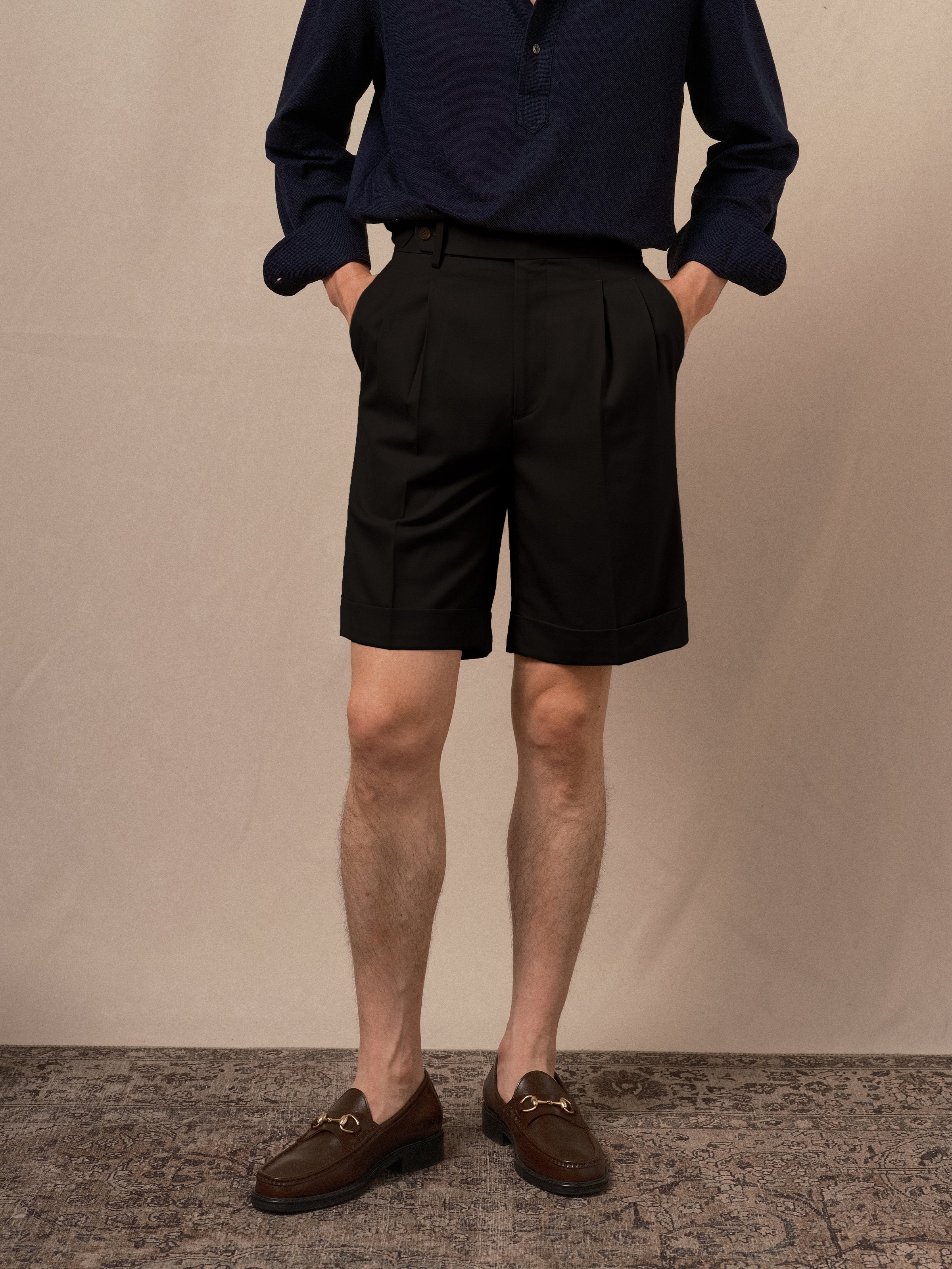 Men's Wrinkle-Free Retro Casual Shorts