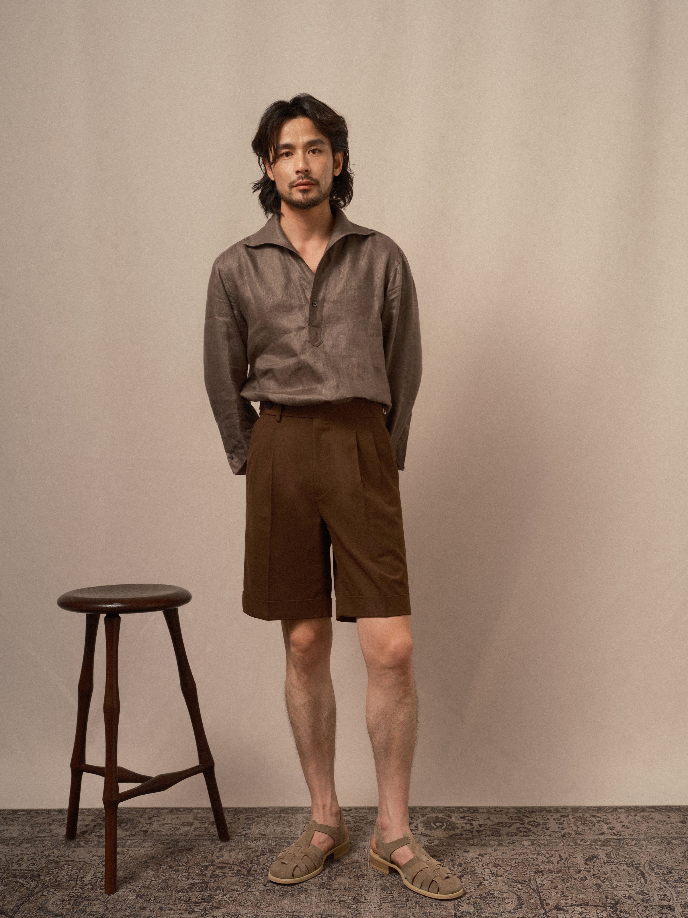 Men's Wrinkle-Free Retro Casual Shorts